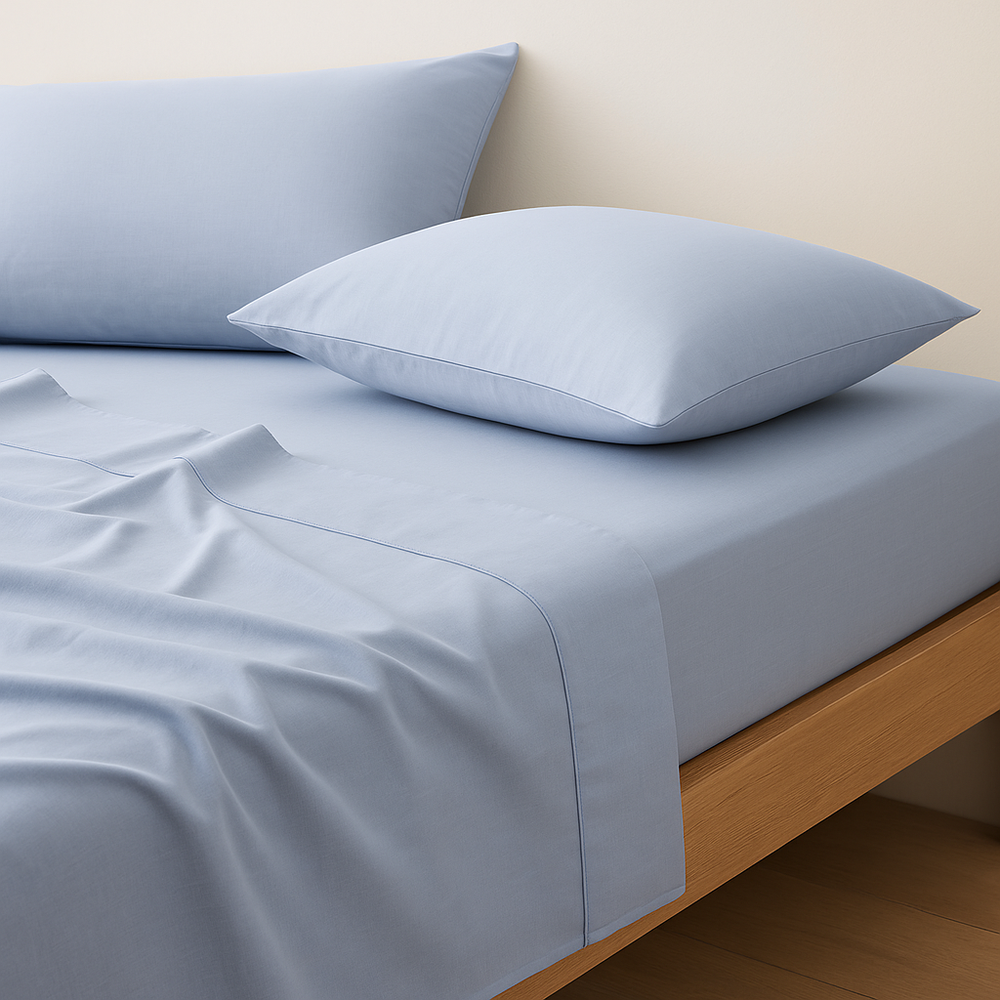 Juego de sábana 144 hilos Unicolor