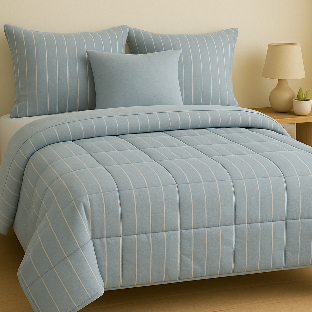 Edredón TRU Jacquard Lineal - Doble Faz