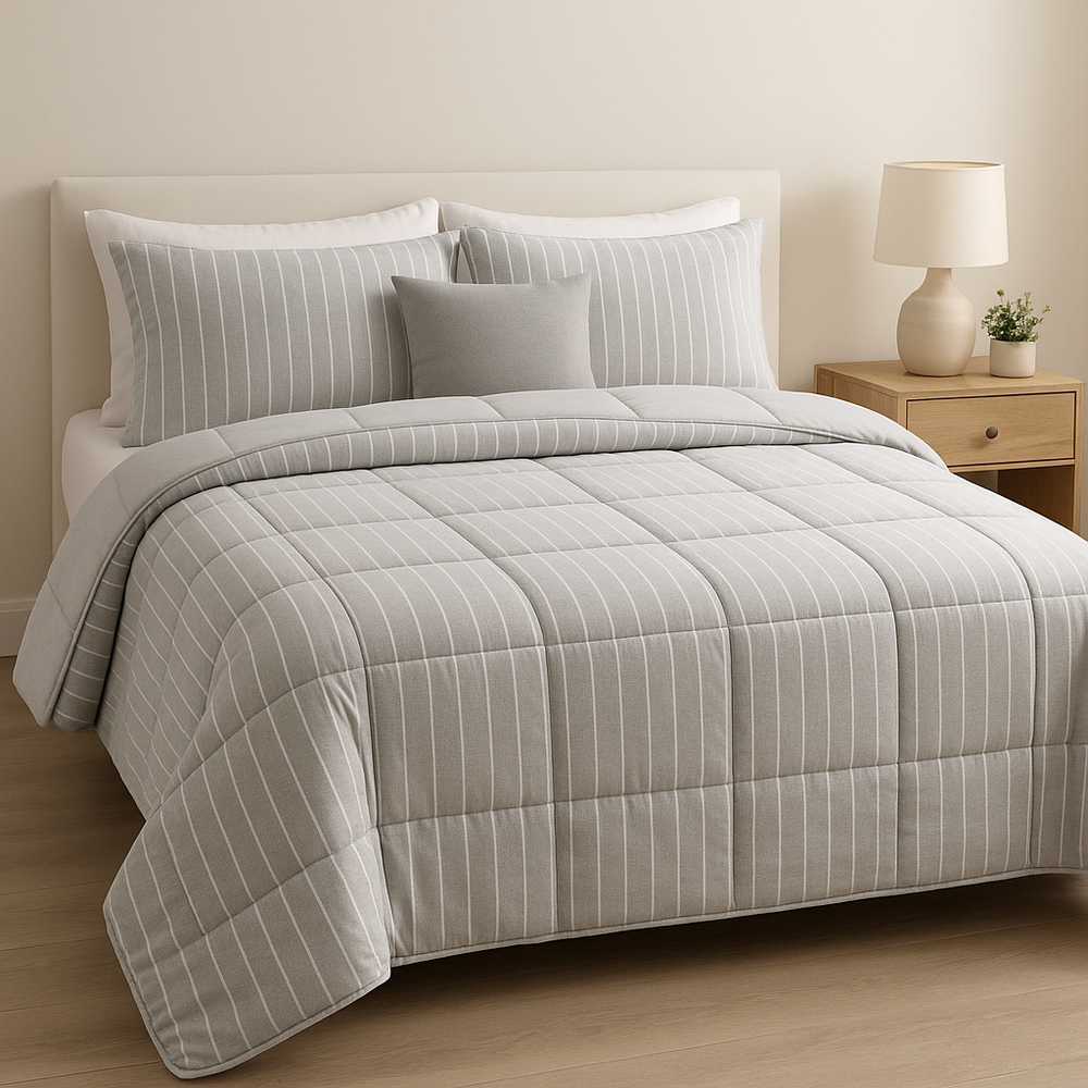 Edredón TRU Jacquard Lineal - Doble Faz