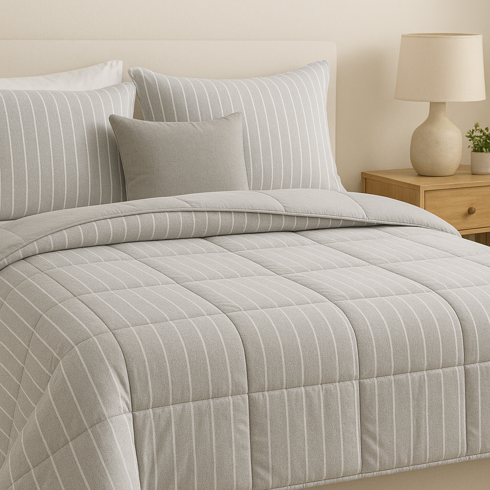 Edredón TRU Jacquard Lineal - Doble Faz