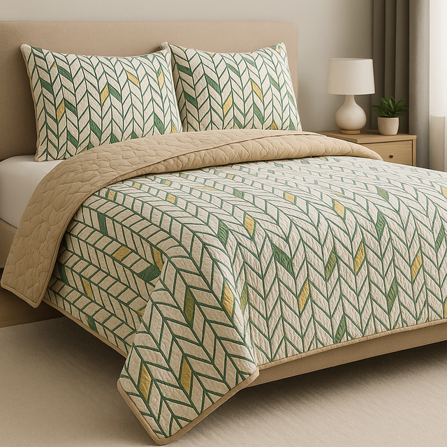 Cubrelecho Tru estampado Selva Serena - Doble faz