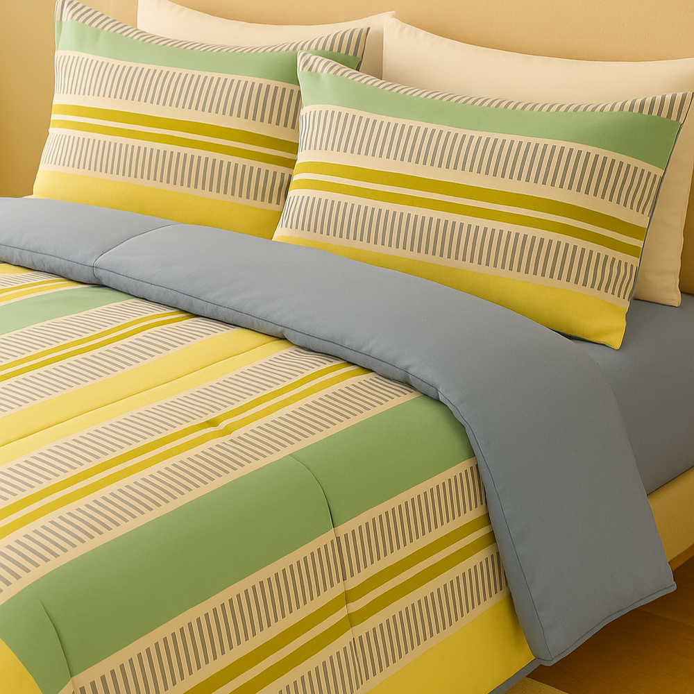 Edredón TRU 144 hilos Andes Lineales - Doble Faz