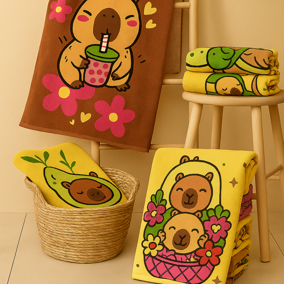 Toalla de Cuerpo TRU Hogar Infantil Capibara