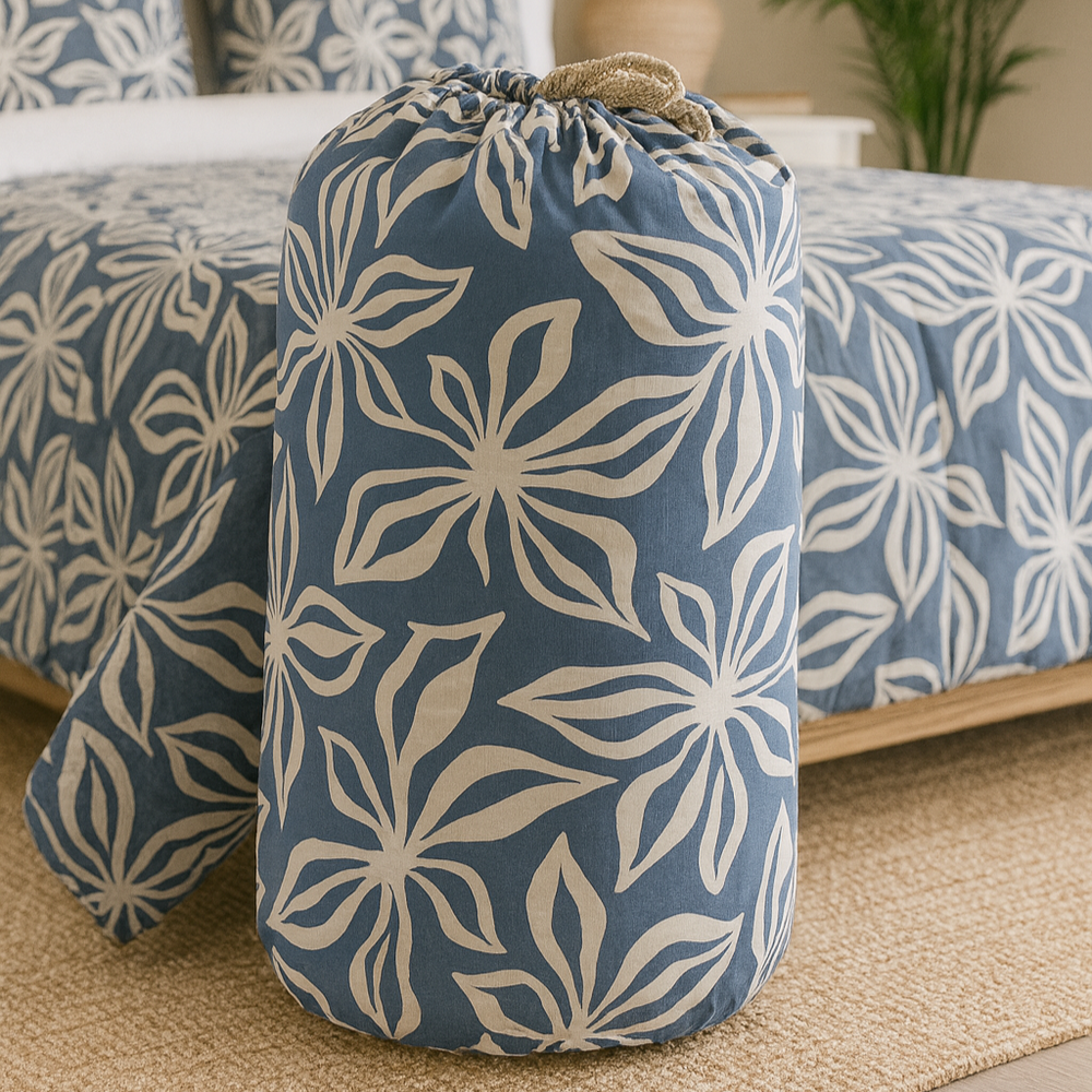 Edredón TRU 144 hilos Floral - Doble Faz