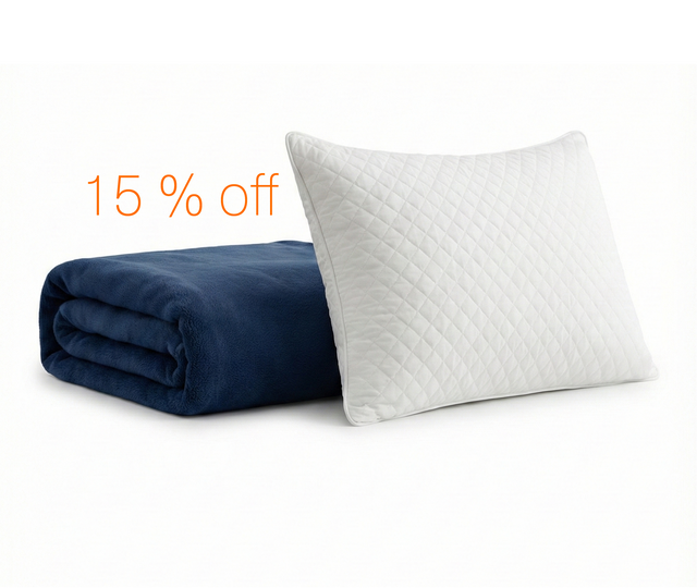 Kit Confort (Cobija Azul + Almohada Ultra Microdown )