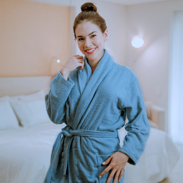 Medium Gray Bathrobe