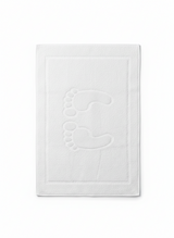 Tapete de Baño 100% Algodón Blanco
