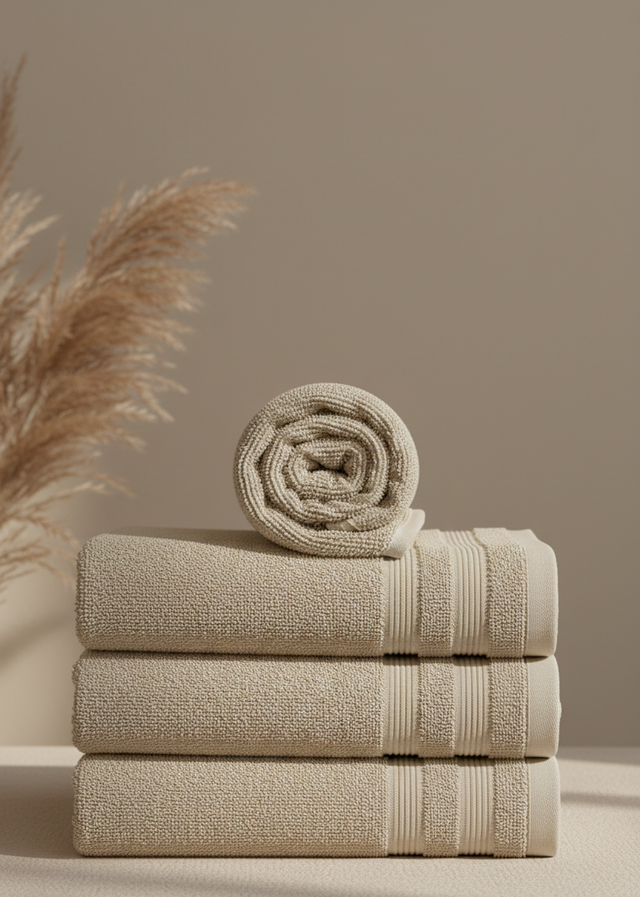 Toalla TRU color beige 450 Gr