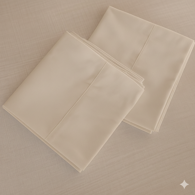 Funda Almohada Set X 2 - 250 Hilos Gris Beige