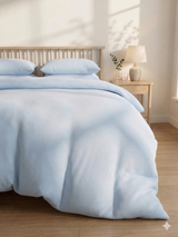 Duvet o Forro de Plumón 250 Hilos Azul Acero