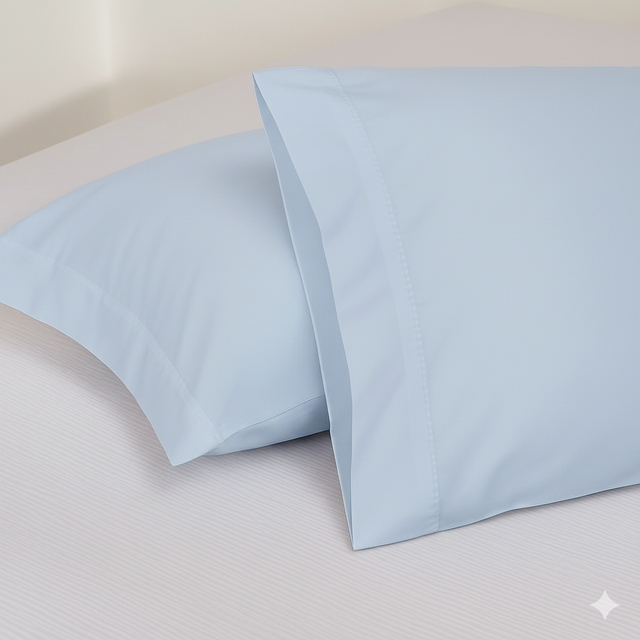 Funda Almohada Set X 2 - 250 Hilos Azul
