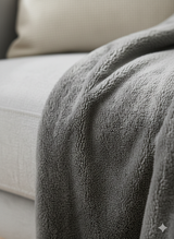 Cobijas TRU Flannel Fleece Gris