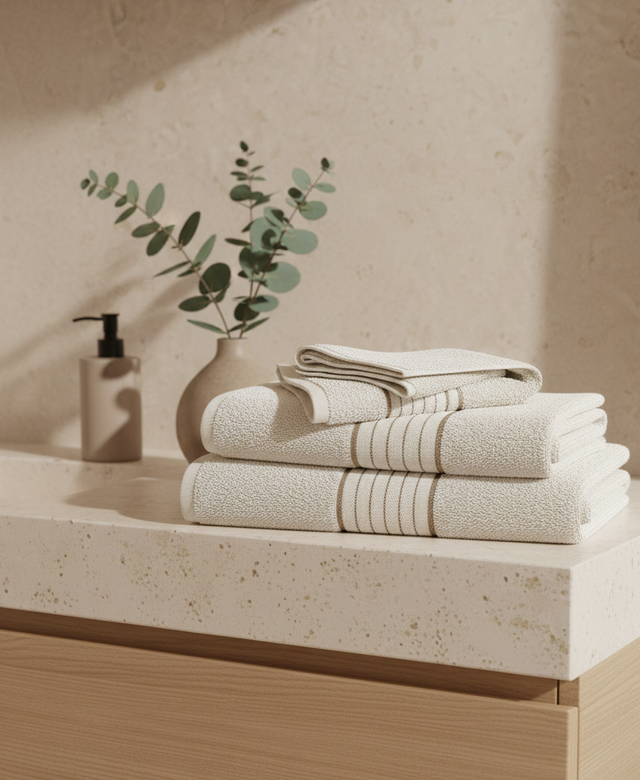 Toalla TRU color crema 450 Gr