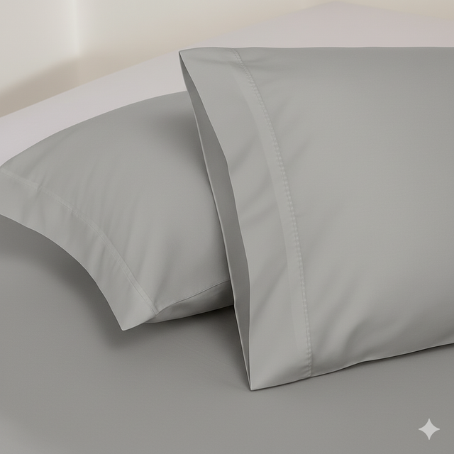 Funda Almohada Set X 2 - 250 Hilos Gris
