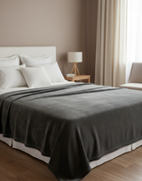 Cobijas TRU Flannel Fleece Gris