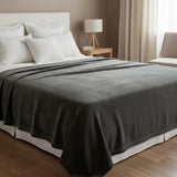 Cobija Flannel Fleece + 2 Almohada Fibra Siliconada