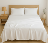 White Sheet Set 144 Thread Count