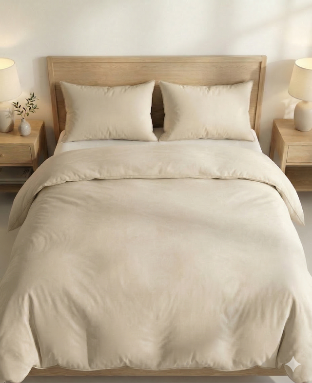 Duvet o Forro de Plumon 250 Hilos Beige