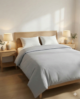 Duvet o Forro de Plumon 250 Hilos Gris Claro
