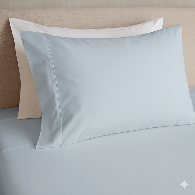 Funda Almohada Set X 2 - 250 Hilos Azul