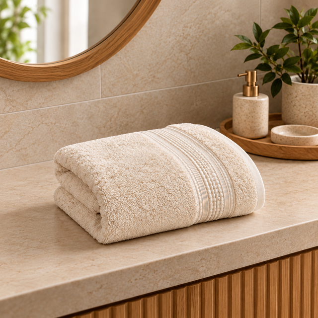Set X2 Toalla Casa Serena Beige