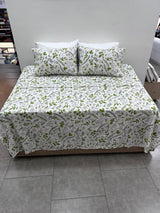 Juego De Sabana TRU 144 Hilos Estampado Primavera