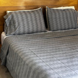 Juego de Sábanas 144 hilos Estampado Gris