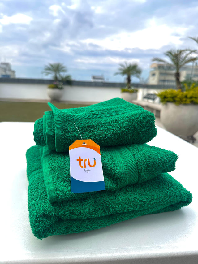 Toalla TRU color Verde 380 Gr