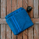 Indigo Blue Line Towel 450 Gsm