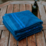 Indigo Blue Line Towel 450 Gsm