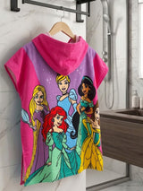 Poncho Toalla Infantil Princesas