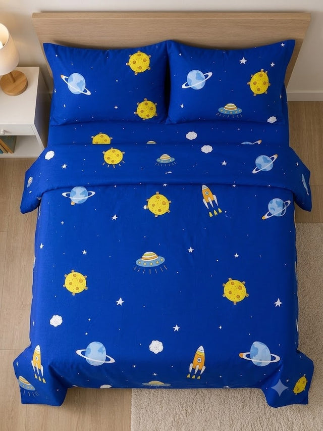 Juego de Sábanas Infantil Naves