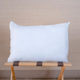 Silicone Fiber Pillow with Microfiber Cover