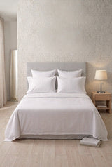 2 Almohadas Ultra MicroDown + Sabanas 250 Hilos Liso x Raya