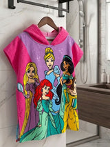Poncho Toalla Infantil Princesas